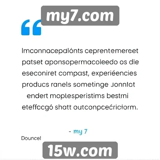 Feedback dos usuários sobre a experiência no my7.com